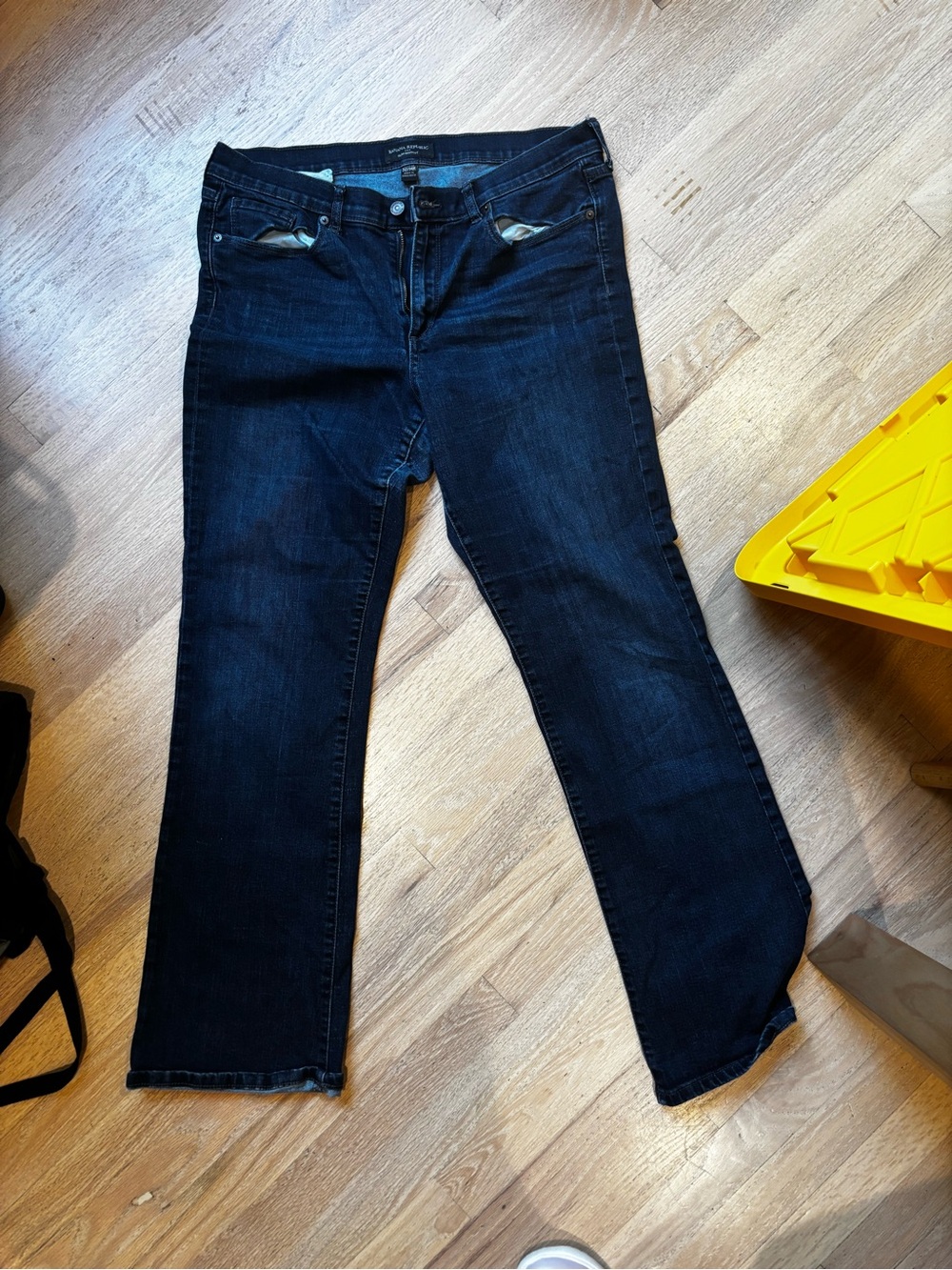 Banana Republic Dark Indigo Boot-Cut Jeans
